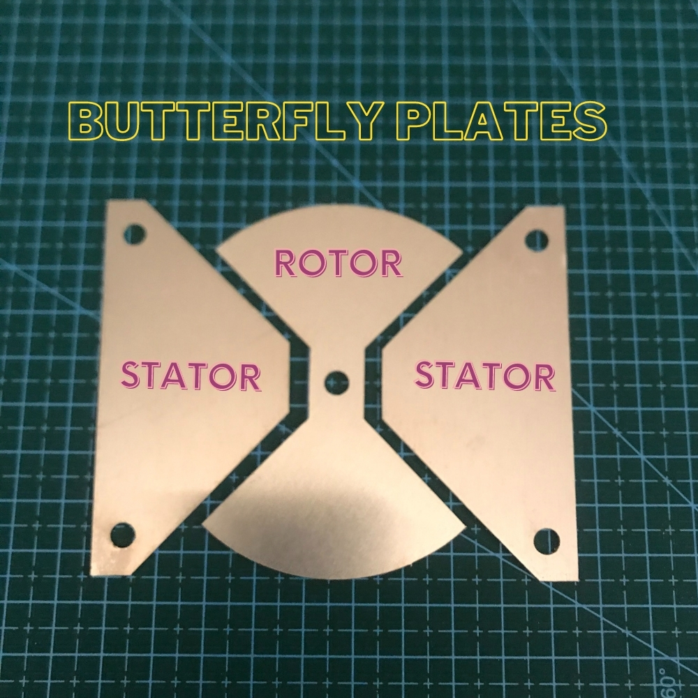 Butterfly Capacitor Plates